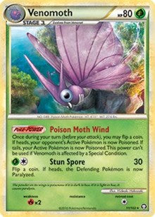 Venomoth (HGSS Triumphant) (11) [Deck Exclusives]