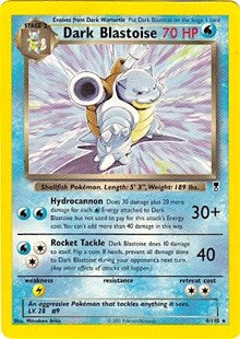 Dark Blastoise (WotC Legendary Collection) (4) [Deck Exclusives]