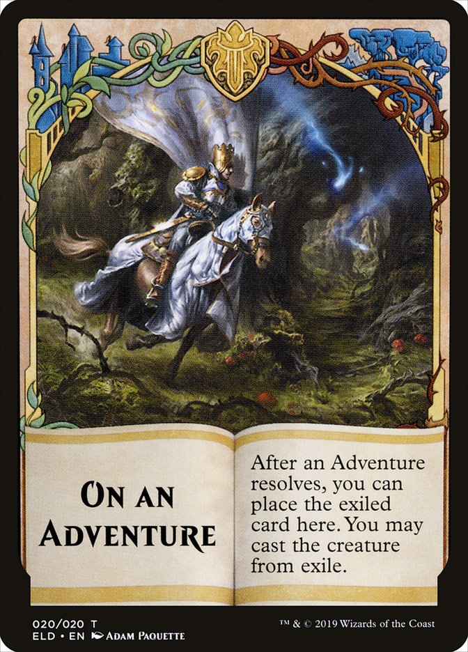 On an Adventure [Throne of Eldraine Tokens] | PLUS EV GAMES 