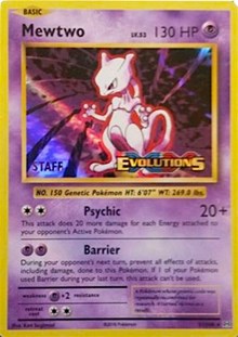 Mewtwo (XY Evolutions Staff Prerelease) (51) [XY Promos] | PLUS EV GAMES 