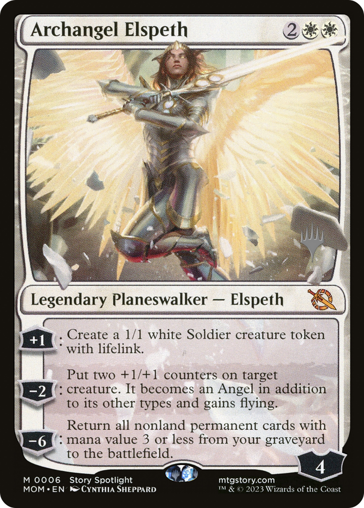 Archangel Elspeth (Promo Pack) [March of the Machine Promos] | PLUS EV GAMES 