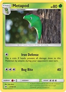 Metapod (2) [SM Base Set] | PLUS EV GAMES 