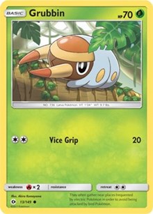 Grubbin (13) [SM Base Set]