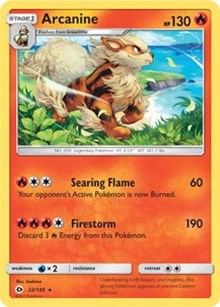Arcanine (22) [SM Base Set]
