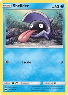 Shellder (33) [SM Base Set]