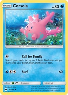 Corsola (36) [SM Base Set] | PLUS EV GAMES 