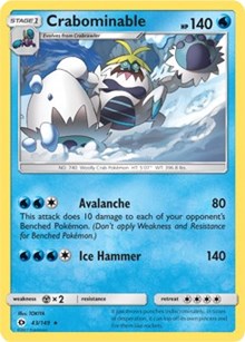 Crabominable (43) [SM Base Set]