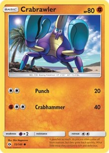 Crabrawler (72) [SM Base Set] | PLUS EV GAMES 