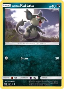 Alolan Rattata (76) [SM Base Set]