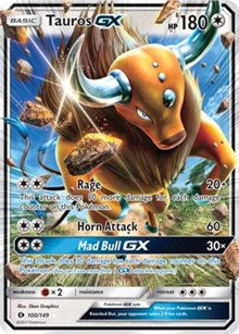 Tauros GX (100) [SM Base Set] | PLUS EV GAMES 