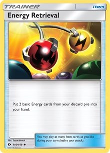 Energy Retrieval (116) [SM Base Set] | PLUS EV GAMES 