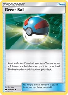 Great Ball (119) [SM Base Set] | PLUS EV GAMES 