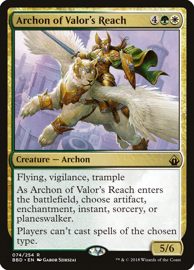 Archon of Valor's Reach [Battlebond] | PLUS EV GAMES 