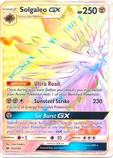 Solgaleo GX (Secret) (155) [SM Base Set] | PLUS EV GAMES 