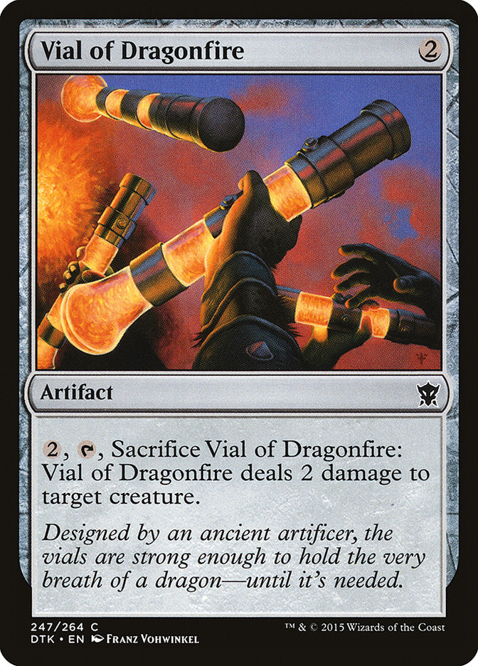 Vial of Dragonfire [Dragons of Tarkir] | PLUS EV GAMES 