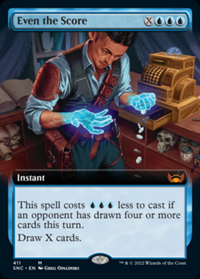 Even the Score (Extended Art) [Streets of New Capenna] | PLUS EV GAMES 