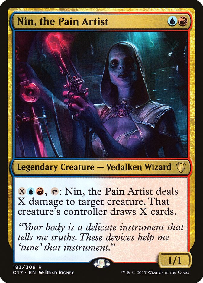 Nin, the Pain Artist [Commander 2017] | PLUS EV GAMES 