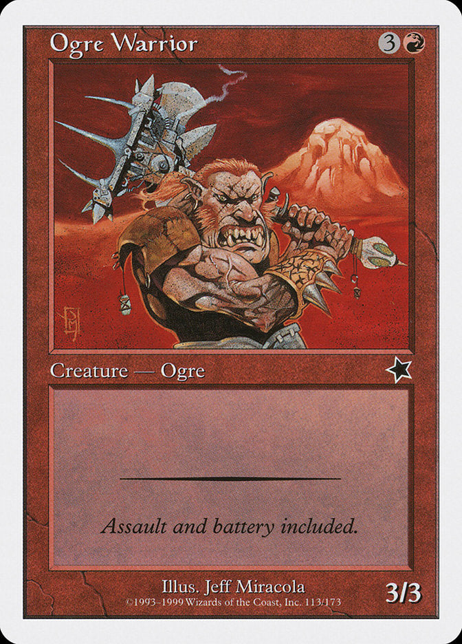 Ogre Warrior [Starter 1999] | PLUS EV GAMES 