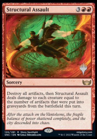 Structural Assault (Promo Pack) [Streets of New Capenna Promos] | PLUS EV GAMES 