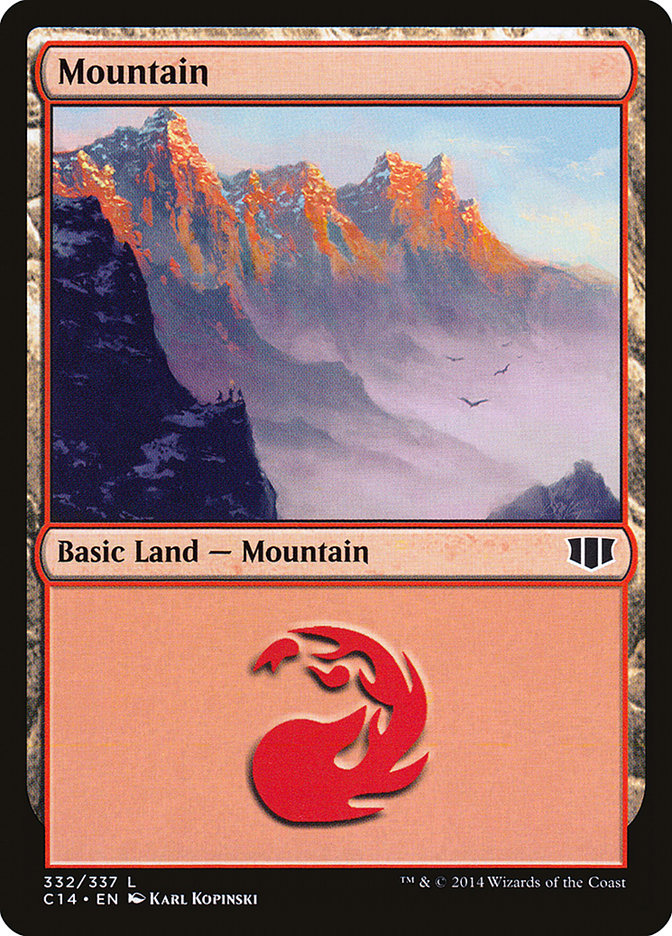 Mountain (332) [Commander 2014] | PLUS EV GAMES 