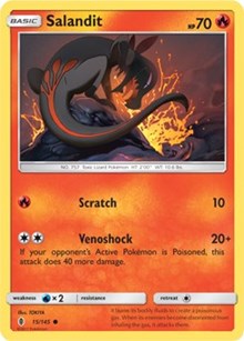 Salandit (15) [SM - Guardians Rising] | PLUS EV GAMES 