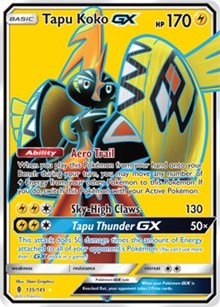 Tapu Koko GX (Full Art) (135) [SM - Guardians Rising] | PLUS EV GAMES 