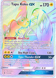 Tapu Koko GX (Secret) (153) [SM - Guardians Rising]