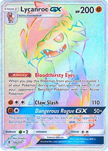 Lycanroc GX (Secret) (156) [SM - Guardians Rising] | PLUS EV GAMES 