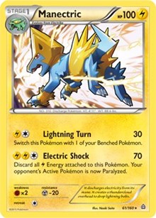 Manectric (XY Primal Clash) (61) [Deck Exclusives]
