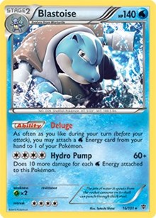 Blastoise (BW Plasma Blast) (16) [Deck Exclusives]