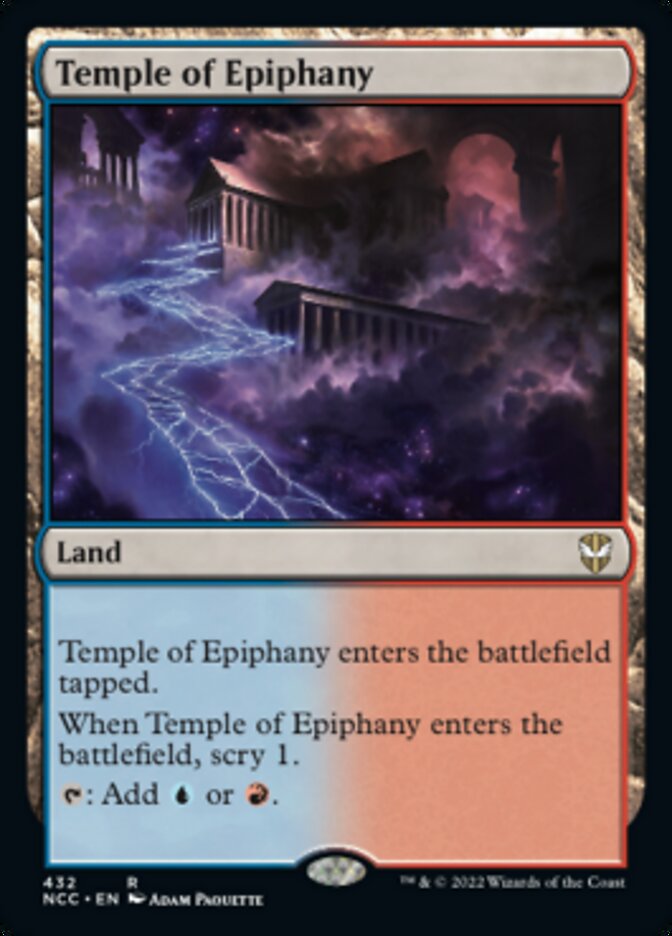 Temple of Epiphany [Streets of New Capenna Commander] | PLUS EV GAMES 