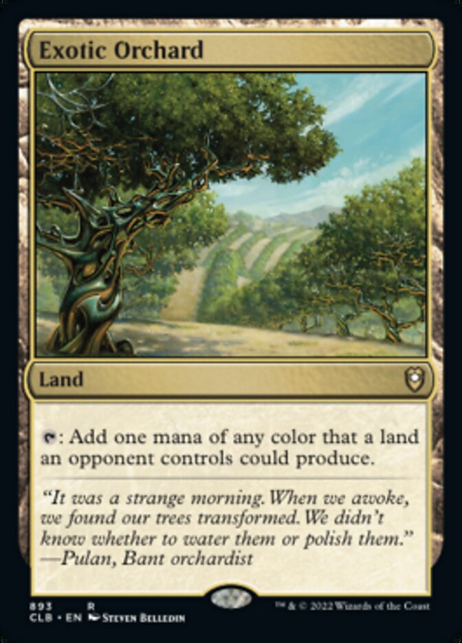 Exotic Orchard [Commander Legends: Battle for Baldur's Gate] | PLUS EV GAMES 