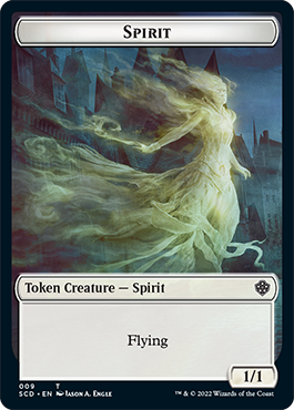 Bird // Spirit Double-Sided Token [Starter Commander Decks] | PLUS EV GAMES 