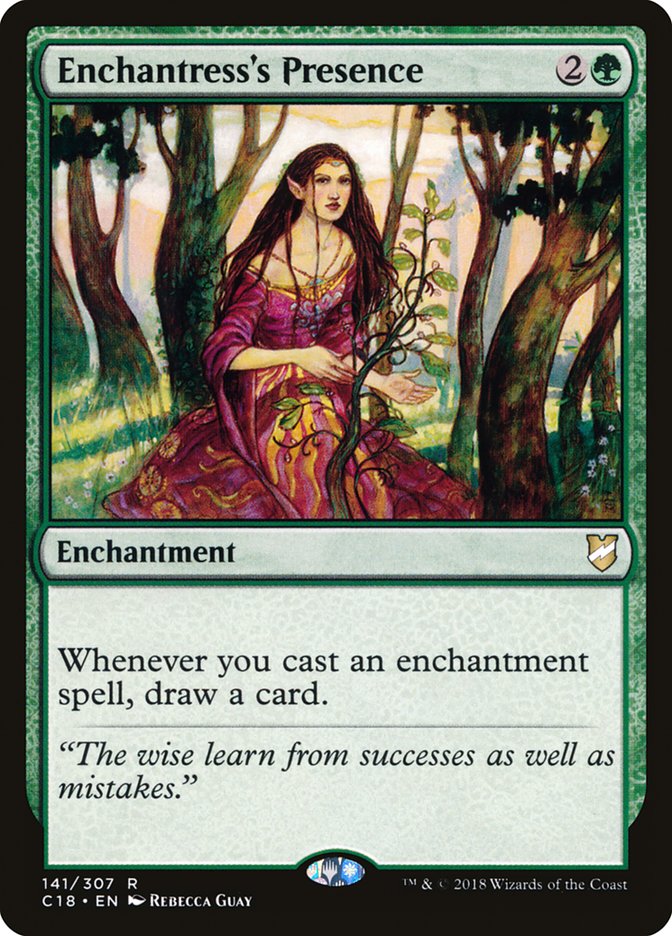 Enchantress's Presence [Commander 2018] | PLUS EV GAMES 