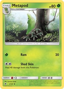 Metapod (2) [SM - Burning Shadows] | PLUS EV GAMES 