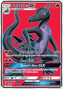 Salazzle GX (Full Art) (132) [SM - Burning Shadows]