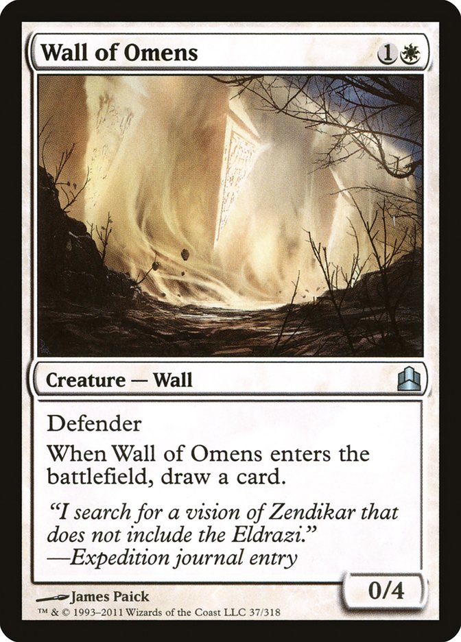Wall of Omens [Commander 2011] | PLUS EV GAMES 