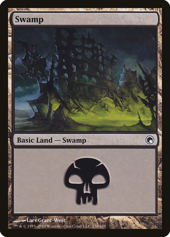 Swamp (238) [Scars of Mirrodin] | PLUS EV GAMES 