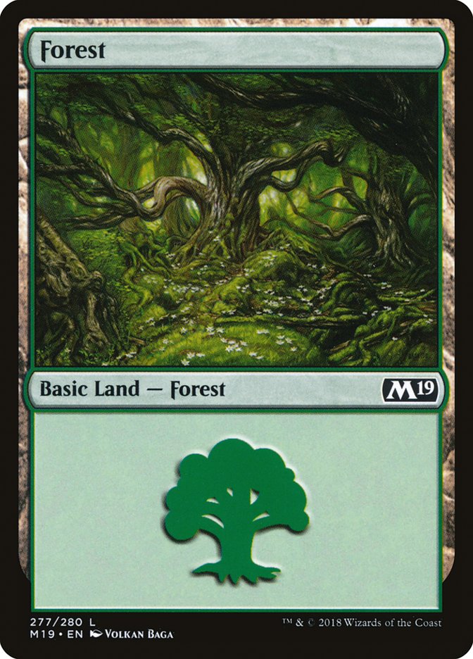 Forest (277) [Core Set 2019] | PLUS EV GAMES 