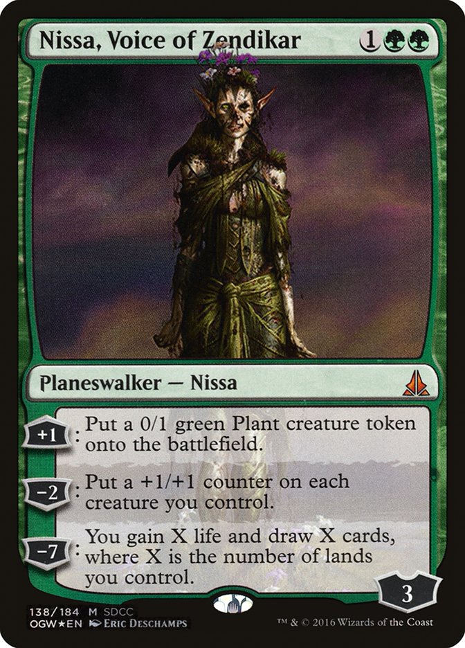 Nissa, Voice of Zendikar [San Diego Comic-Con 2016] | PLUS EV GAMES 