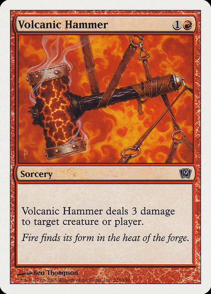 Volcanic Hammer [Ninth Edition] | PLUS EV GAMES 