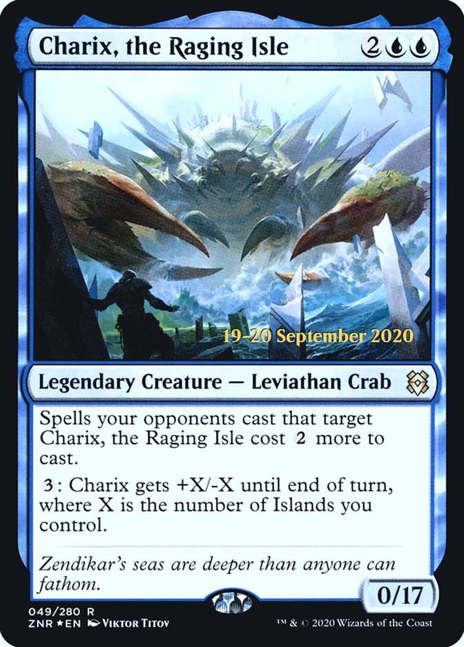 Charix, the Raging Isle  [Zendikar Rising Prerelease Promos] | PLUS EV GAMES 