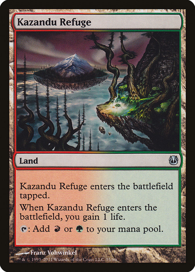 Kazandu Refuge [Duel Decks: Ajani vs. Nicol Bolas] | PLUS EV GAMES 