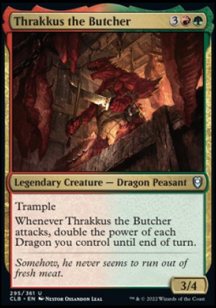 Thrakkus the Butcher [Commander Legends: Battle for Baldur's Gate] | PLUS EV GAMES 