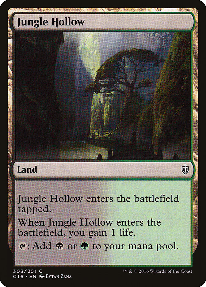Jungle Hollow [Commander 2016] | PLUS EV GAMES 