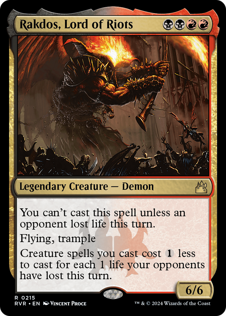 Rakdos, Lord of Riots [Ravnica Remastered] | PLUS EV GAMES 