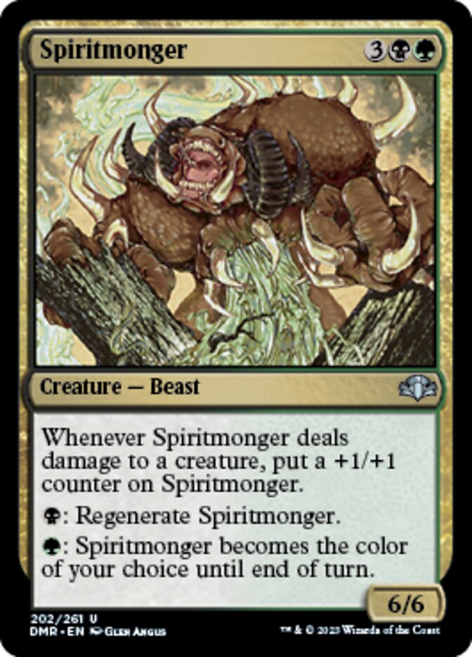 Spiritmonger [Dominaria Remastered] | PLUS EV GAMES 