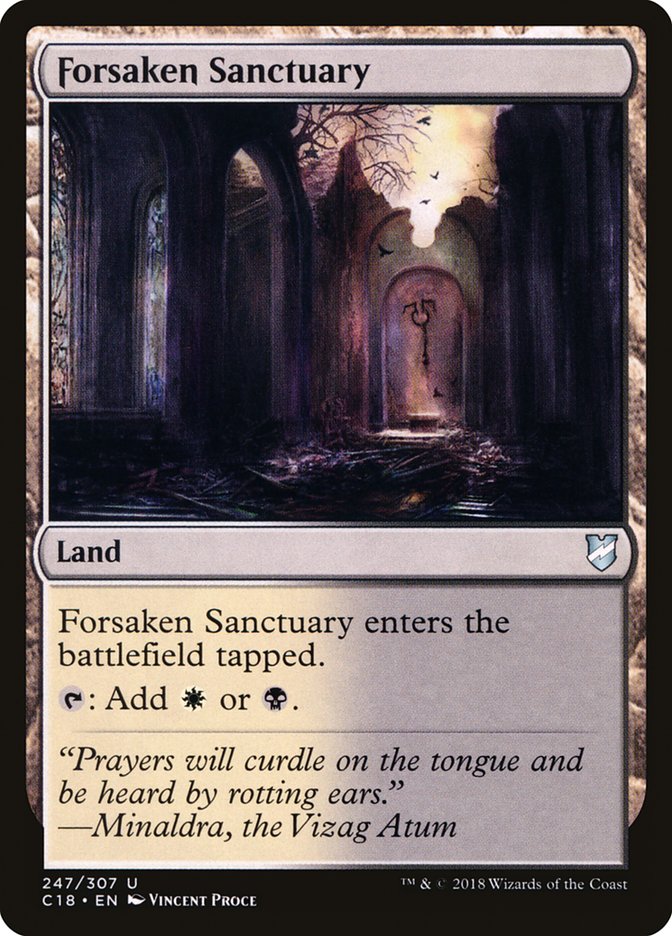 Forsaken Sanctuary [Commander 2018] | PLUS EV GAMES 