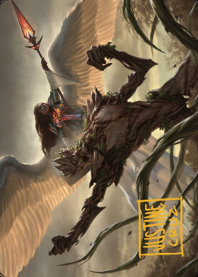 Strength of the Coalition Art Card (Gold-Stamped Signature) [Dominaria United Art Series] | PLUS EV GAMES 