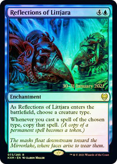 Reflections of Littjara  [Kaldheim Prerelease Promos] | PLUS EV GAMES 